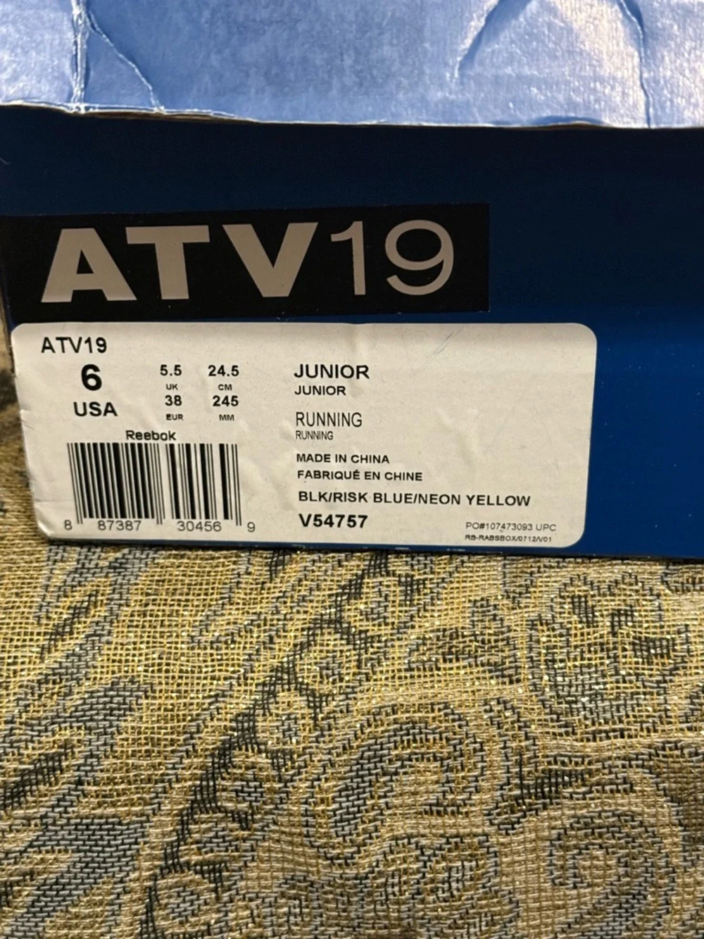 Reebok ATV19 Youth Running/Athletic Sneakers - Picture 6 of 6